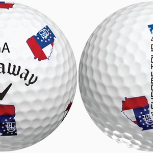 CALLAWAY CHROME TOUR 2024 GEORIGA TRUVIS GOLF BALL DOZEN
