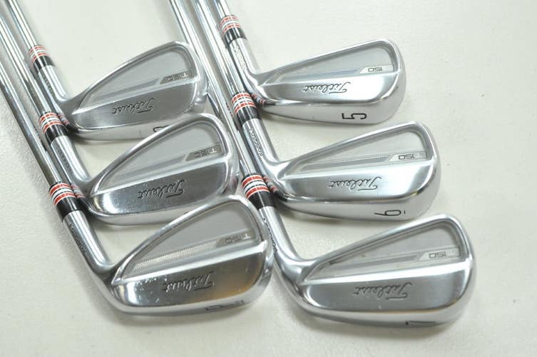 Titleist T150 2023 5-PW Iron Set Stiff Flex Right NS Pro Zelos 7 Steel # 210072