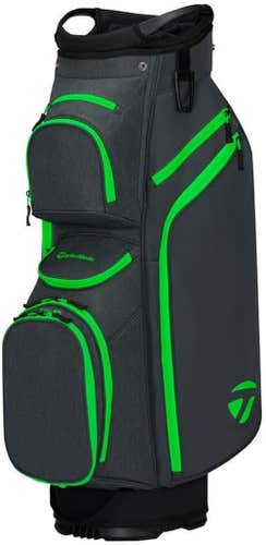 Taylor Made Cart Lite Bag (14-way top, Grey/Neon Green) 2026 NEW