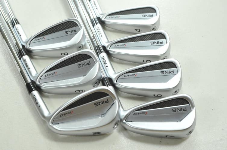 Ping i240 4-W Iron Set Stiff Flex Black Dot Right NS Pro Modus3 Steel # 210171