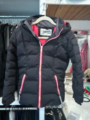 Girls Black Spyder Ski Jacket