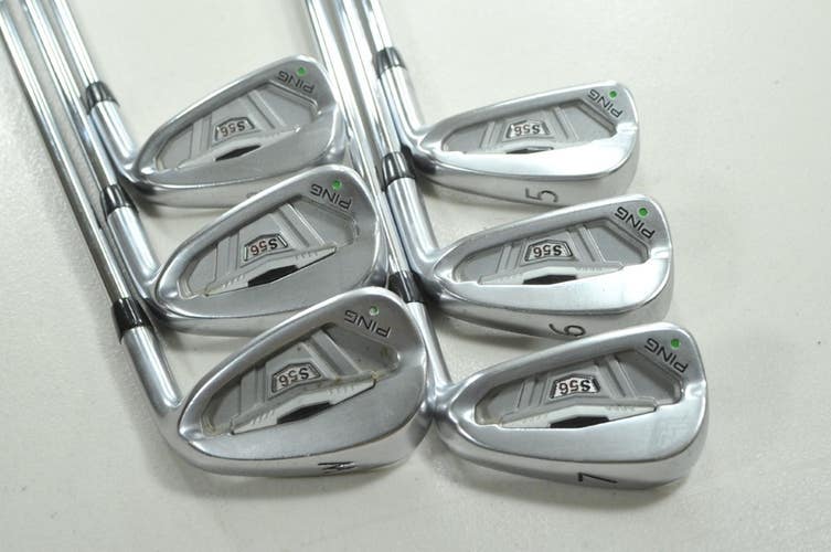Ping S56 5-W Iron Set Regular Flex Green Dot Right XP 95 R300 Steel # 210071