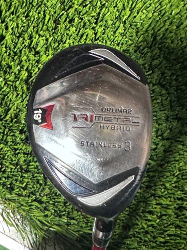 Orlimar TriMetal 3 Hybrid 19* Regular/Stiff Flex Aldila Graphite Shaft 40.5"