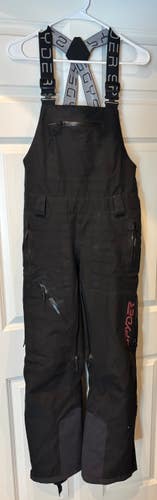 Black XS Women's Spyder Solitaire GTX Ski Bib (Used)