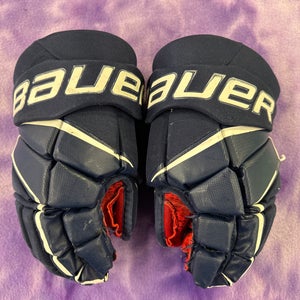 Blue Senior Bauer Vapor 3X Gloves 13" (Used)