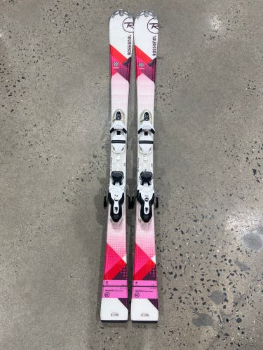 2016 Women's 142cm Rossignol Unique Skis | Xelium Saphir 100 Bindings (Used)