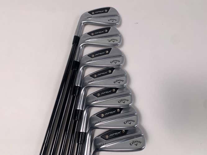 Callaway Apex Pro 24 Iron Set 4-PW KBS $-Taper 120 120g Stiff Steel Mens LH