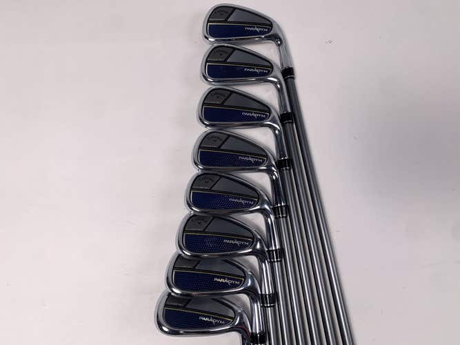 Callaway Paradym Iron Set 4-PW+AW Project X HZRDUS 5.5 65g Regular Graphite RH