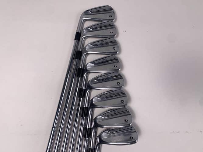 TaylorMade P790 2019 Iron Set 4-PW+AW True Temper DG S300 Stiff Steel Mens LH