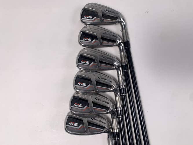 TaylorMade M6 Iron Set 5-PW Fujikura Atmos 6R Regular Graphite RH Midsize Grips