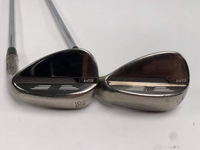 Titleist Vokey SM8 Brushed Steel Wedge Set 56* 10 60* 8 Wedge Steel Mens RH
