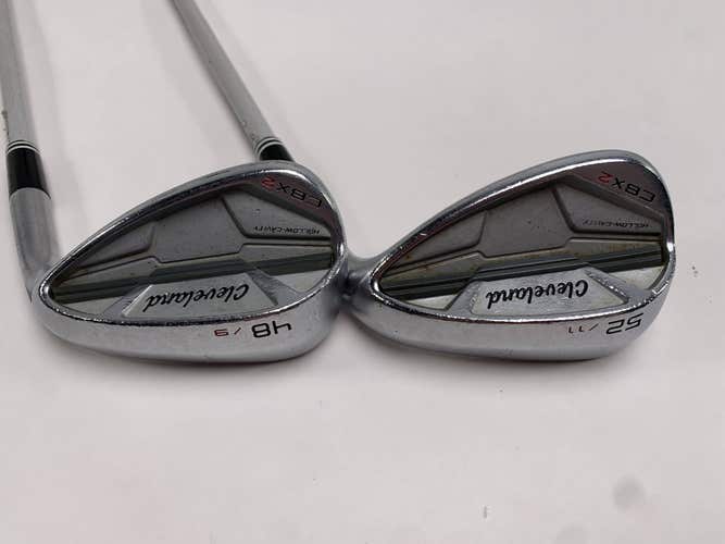 Cleveland CBX 2 Wedge Set 48* 9 52* 11 Action Ultralite 50g Graphite Womens RH