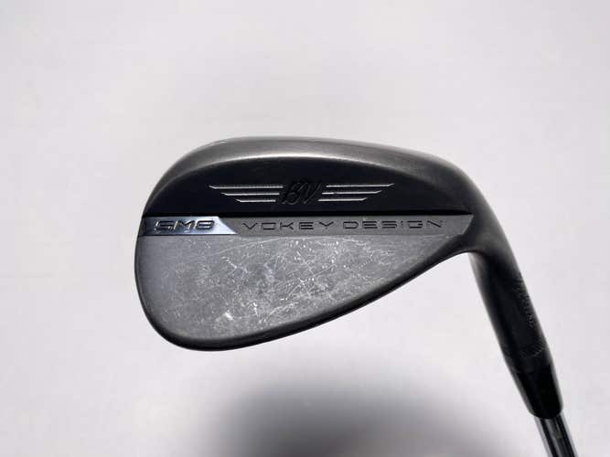 Titleist Vokey SM8 Jet Black Wedge 54* 10 Bounce S-Grind Wedge Steel Mens RH