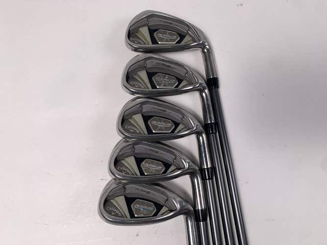 Callaway Rogue Iron Set 7-PW+AW Aldila Synergy Senior Graphite RH Midsize Grips