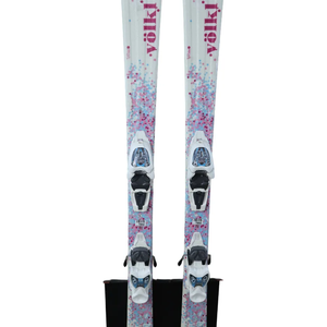 USED Volkl Chica 130cm 2016 Skis - Marker 4.5 Bindings
