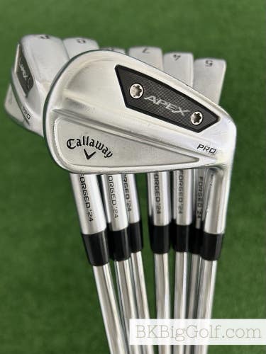 Callaway Apex Pro 24 Forged Iron Set 4-P / NS Pro Modus Tour 115 Stiff +1