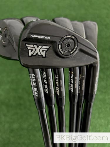 PXG 0311 XP GEN7 Black Forged Iron Set 5-G / MMT 105 Stiff Graphite