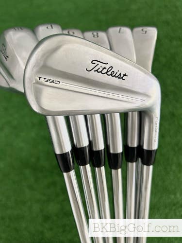 Titleist T350 25 Forged Iron Set 5-48 / True Temper AMT Red Stiff