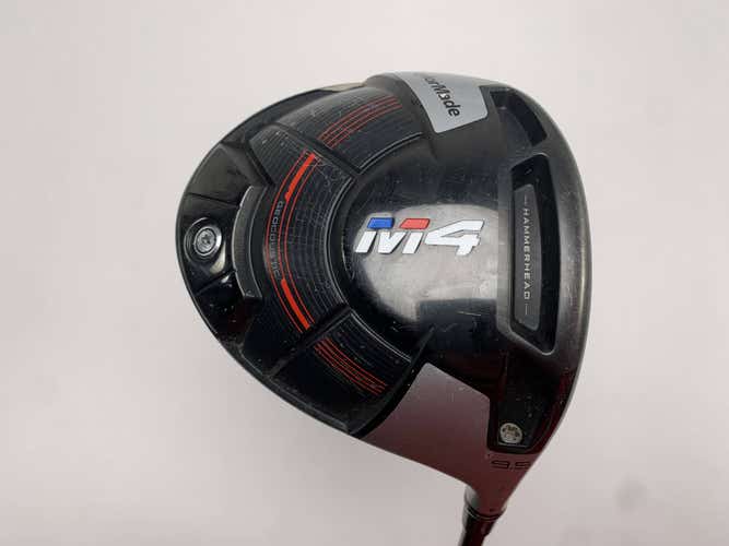 TaylorMade M4 Driver 9.5* Fujikura Atmos 5s Stiff Graphite Mens RH Midsize Grip