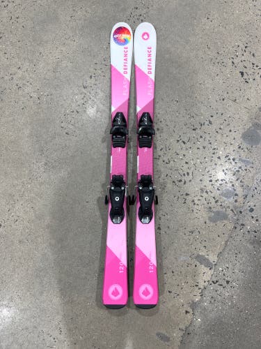 2019 Kid's 120cm Defiance Flash Skis | Tyrolia D4.5AC Bindings (Used)