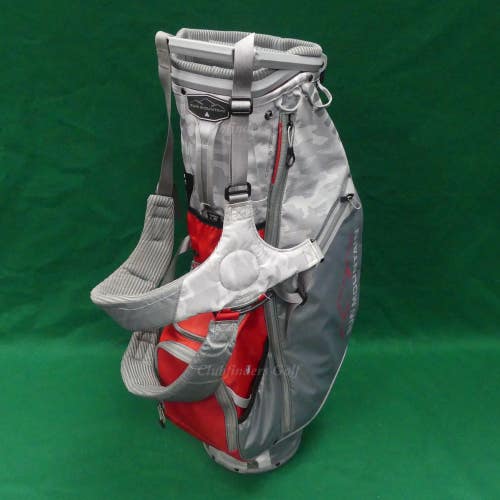 Sun Mountain 3.5 LS Charcoal/Red 4-Way Golf Stand Bag w/ Raincover