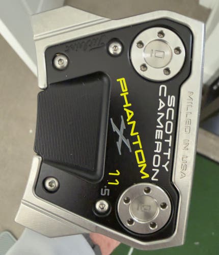 Silver Men's 2021 Scotty Cameron Phantom X 11.5 Mallet Right Handed Putter 35" (Used)