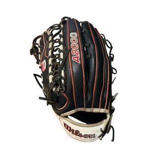 Used Wilson A2000 BB/SB Glove LH Throw White/Black/Red 12 3/4" 11873-S000231115