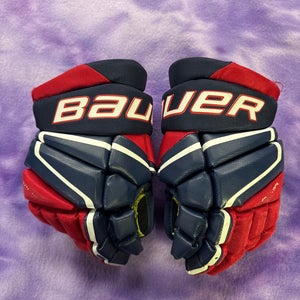 Blue Junior Bauer Vapor 3X Gloves 11" (Used)
