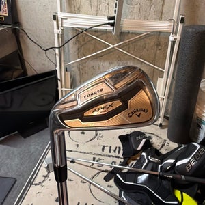Men's Callaway Apex pro 7 Iron Left Hand Regular Flex Steel Shaft (Used)