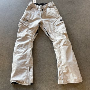 White Burton Snowboarding Pants | Men's Small