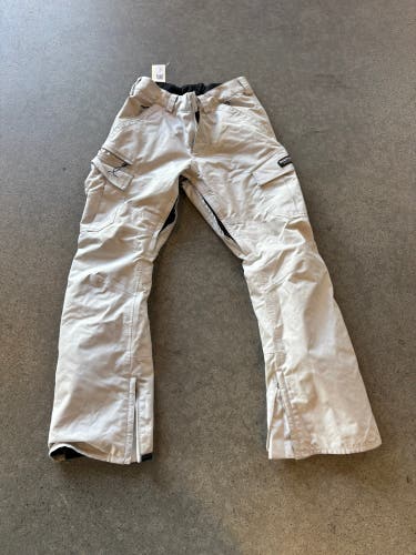 White Burton Snowboarding Pants | Men's Small