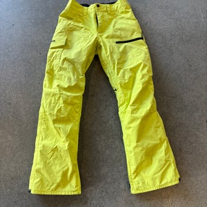 Neon Yellow Burton Snowboarding Pants | Men's Small