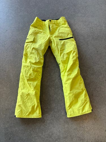 Neon Yellow Burton Snowboarding Pants | Men's Small