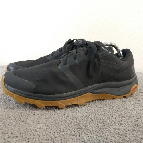 Salomon Outbound GTX Waterproof Hiking Shoes Mens Size 10.5 Black Sneakers
