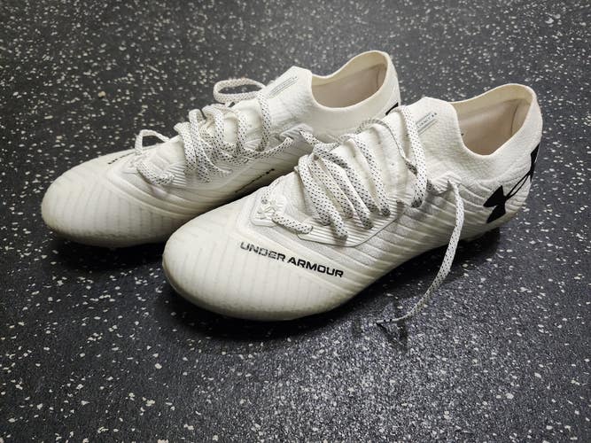Used Under Armour SHADOW ELITE 2.0 Soccer Cleats White Senior 9 11849-S000036172