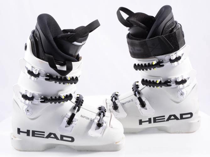HEAD RAPTOR 90S RS Mondo 25 & 25.5 Women's r Racing Ski Boots 90 Stiff Flex. US size 7.5 - 8.0 (New)