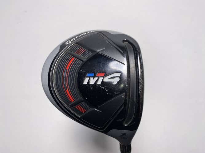 TaylorMade M4 3 Fairway Wood 15* Fujikura Atmos Stiff Graphite RH Midsize Grip