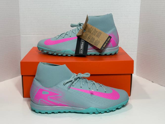 Men’s size 9.5 Nike Zoom Mercurial Superfly 10 Academy TF Men’s Soccer Turf Shoes FQ8331-301