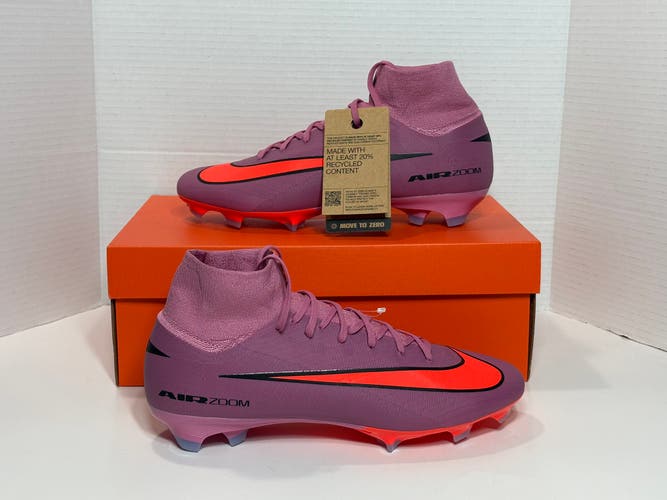 Size Men’s 5 / Women’s 6.5 Nike Superfly 10 Pro FG Firm-Ground High-Top Soccer Cleats HF9433-600