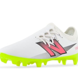 White Kids 1Y (Big Kids / Youth) New Balance Furon V7 Cleats (New w/o Box)