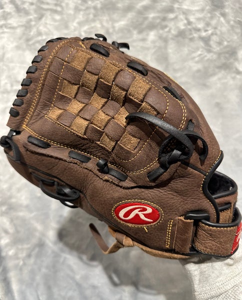 Brown Rawlings Mark of a Pro LH Pitcher's Baseball Glove 12.5" (Used)