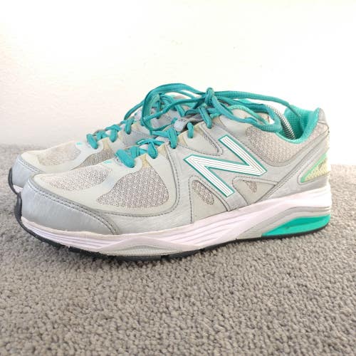 New Balance 1540v2 Womens 11 Walking Shoes Sneakers Teal Gray Made In USA
