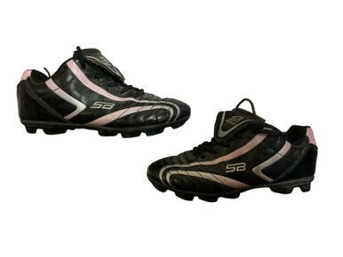 Used SB Soccer Cleats Black And Pink Junior 02 11873-S000209114