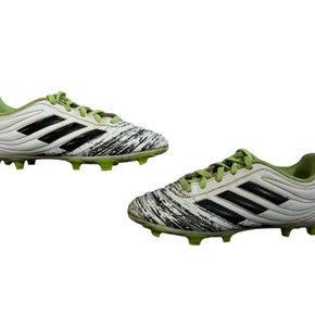 Used Adidas Soccer Cleats Green And White Junior 02 11873-S000221805