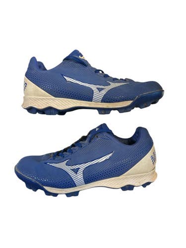 Used Mizuno BB/SB Cleats Royal Blue Junior 02.5 11873-S000212555