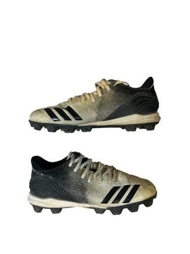 Used Adidas BB/SB Cleats Black And White Junior 05.5 11873-S000222439