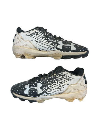 Used Under Armour BB/SB Cleats Black Junior 04 11873-S000209626