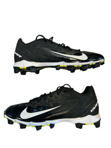 Used Nike VAPOR BB/SB Cleats Black And White Senior 11 11873-S000230665