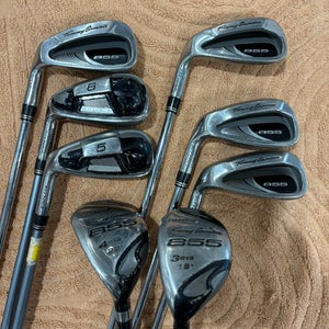 Men's Tommy Armour 855 Hybrids + Iron Set (3H, 4H, 5-9,PW) LH Regular Flex (Used)