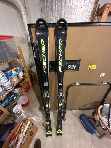 Fischer RC4 WC SL 165 cm Skis With Bindings (Used)